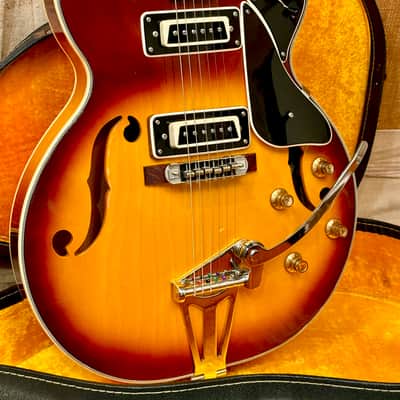 Univox Custom 335 Semi-Hollowbody ~1969 - Sunburst image 6