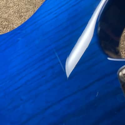Fender Custom Shop B4 AM Custom Telecaster NOS MN Sapphire Blue Transparent image 16