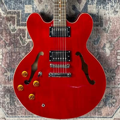 2011 Epiphone Dot LH/CH Left Handed Cherry Semi Hollowbody ES Electric Guitar W/ Hardshell Case! image 7