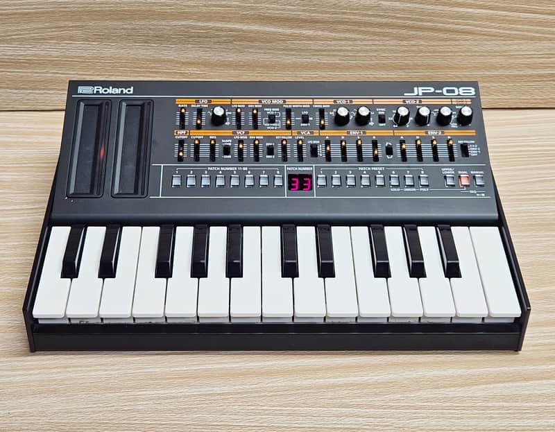 Roland JP-08 Boutique Digital Synthesizer Sound Module With K-25M Keyboard image 1