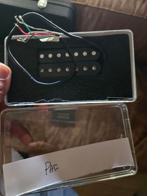 DiMarzio DP759BK PAF 7 String Humbucker 2010s - Black image 1