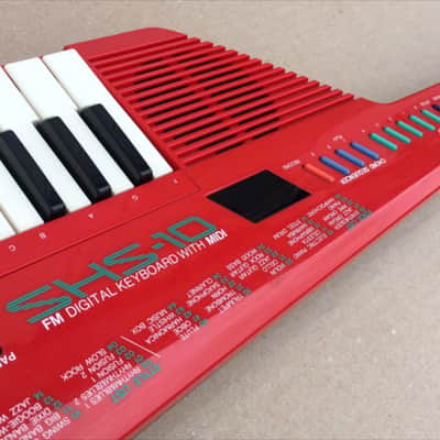 Yamaha SHS-10R Vintage Keytar FM Synthesizer Keyboard + Accessories image 3