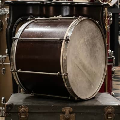 VINTAGE 1920's Ludwig 12x15 Concert Snare Drum in Natural Mahogany image 4
