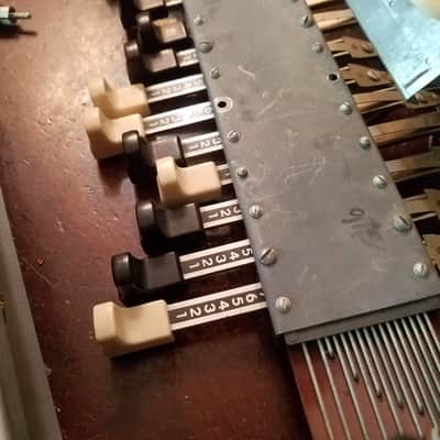 Hammond L-100 Series Organ Percussion Amp Silent Switches, Sliders Drawbars LOT!  H-AO-42-1 1961 No Tubes image 8