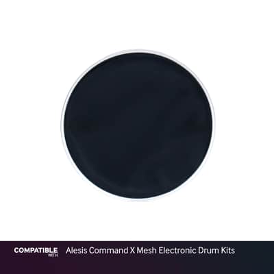 Black 8" Mesh Drum Head for Alesis Command X Mesh Electronic Drum Kits image 1