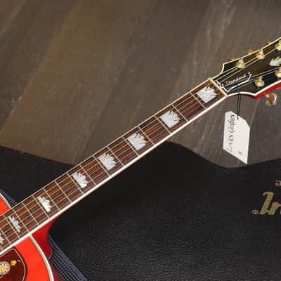 2015 Gibson SJ-200 Acoustic Guitar Trans Cherry Red + OHSC Owned By Lzzy Hale & Joe HottingerHalestorm image 8