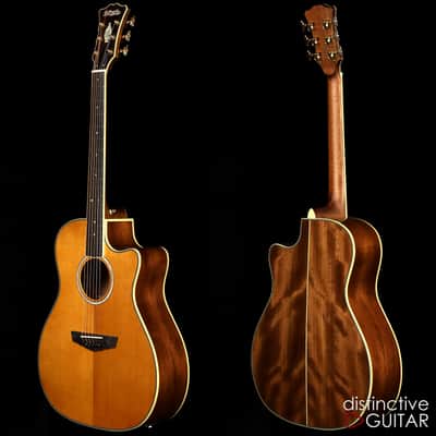 D'Angelico Excel Gramercy - Vintage Natural with Fishman Preamp image 5