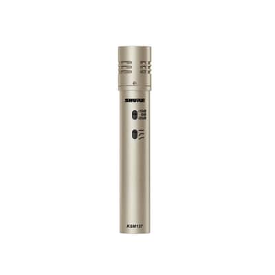 Shure KSM137/SL Cardioid Condenser Microphone, 20 Hz-20 kHz Frequency Response, Champagne image 4
