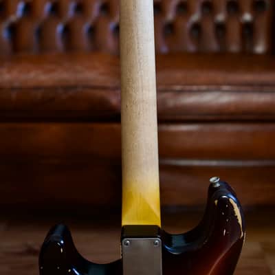 Constantin Guitars Sweetcaster Classic #0010 Aged Cherry Burst Ash 3.7kilos !!!VIDEO!!! image 10