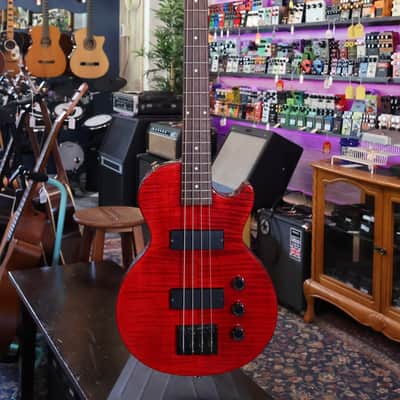 Epiphone Les Paul Special Bass Trans Red Flame Top - USED image 3