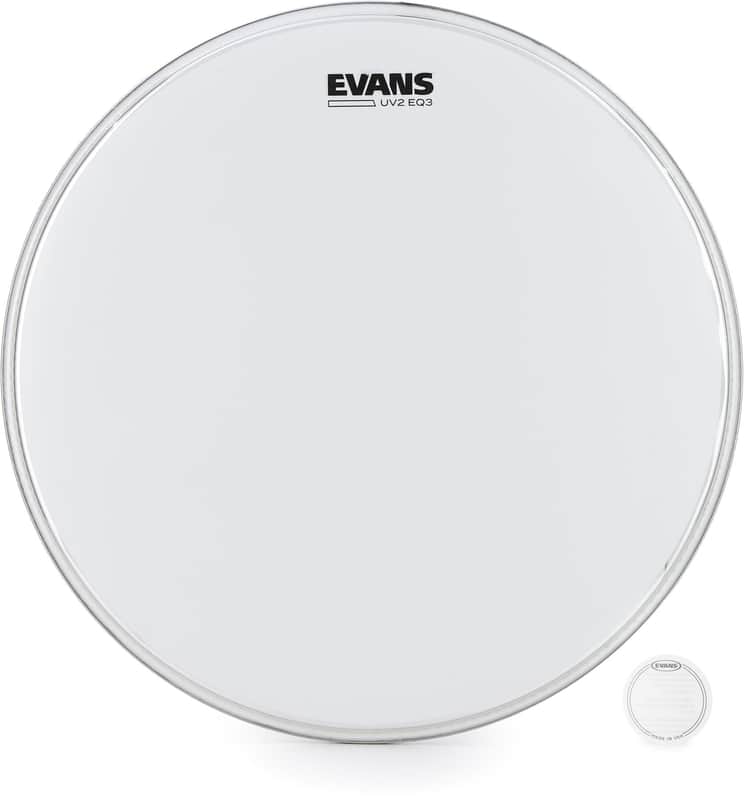 Evans UV2 EQ3 Bass Drumhead - 20 inches (2-pack) Bundle image 1