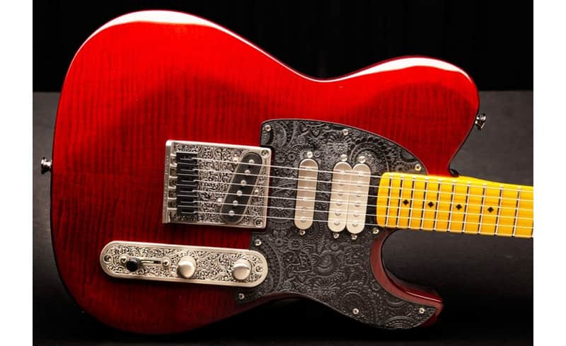 Dean Zelinsky Dellatera Z-Glide Custom 2019 Trans Wine image 1