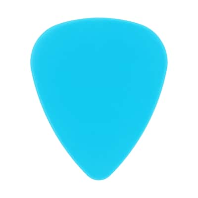 ABS Plastic Light Blue Guitar Or Bass Pick - 0.71 mm Medium Gauge - 351 Shape - 3 Pack