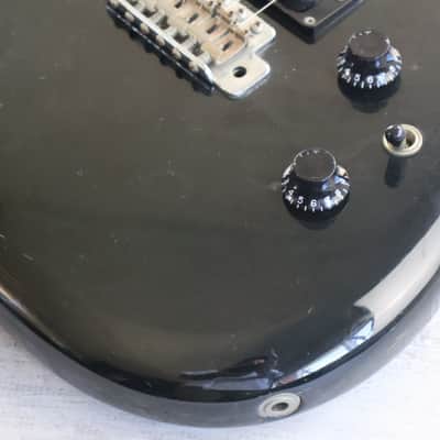 1985 Fender Squier ST-335 Contemporary Series Japan HH Stratocaster (Black) image 3