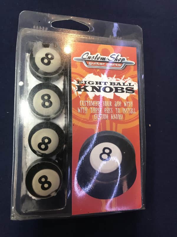 CUSTOM SHOP 8 BALL GUITAR BASS KNOBS image 1