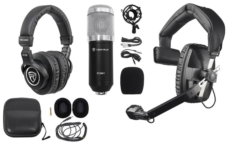 Beyerdynamic DT 108 Black 50 ohm Singe-Ear Brodcast Headset+Mic+Headphones image 1