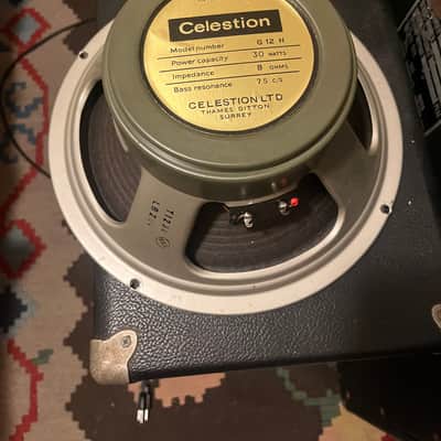 Pre-Rola Celestion G12h 75hz 1969 pulsonic cone 75hz image 1