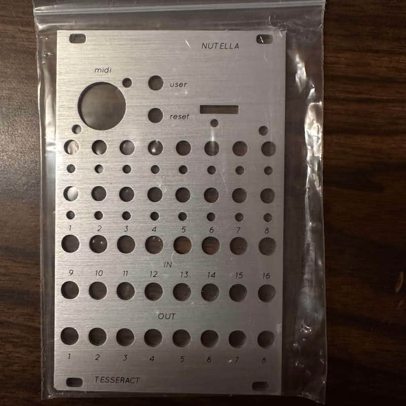 Tesseract Modular Nutella Brushed Aluminum replacement planel image 1