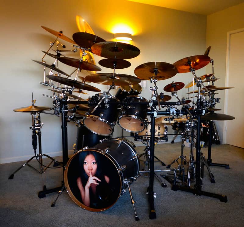 REDUCED. DW Maple Drum Set from Godsmack tour image 1