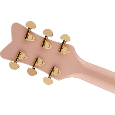 Gretsch G5021E Rancher Penguin Parlor Acoustic-electric Guitar - Shell Pink image 6