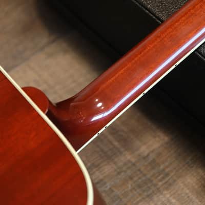 2003 Gibson Hummingbird Light Sunburst Acoustic/ Electric Dreadnaught Guitar + Hard Shell Case image 15