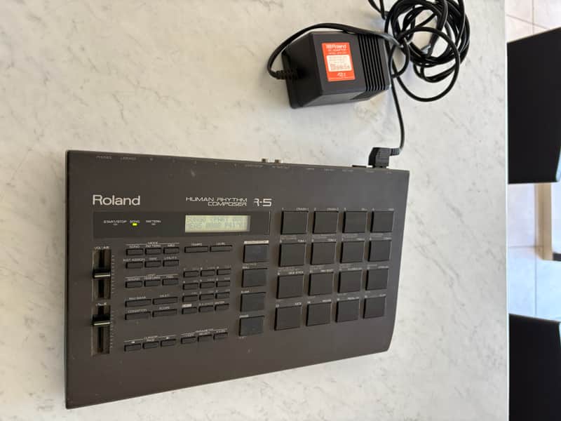 Roland R-5 Human Rhythm Composer 1989 - 1992 - Black image 1