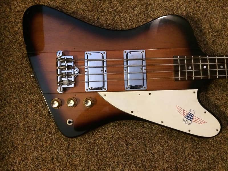 Gibson 1977 Bicentennial Thunderbird Bass Amazing Vintage Sound and Look With No Headstock Repairs image 1