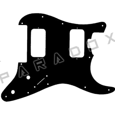 Custom Pickguard For 2018 - 2024 Charvel San Dimas So-Cal Custom Shop H-H - Black/White/Black/White/Black .110" image 1