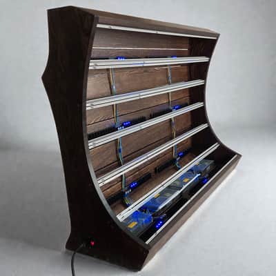 18U / 196hp Eurorack case MARIZILLA • Dark oak • Rails + M3 nuts • Powered image 1
