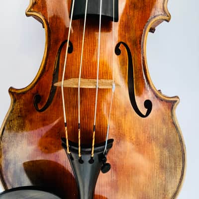 Fine Italian labeled Violin Stefano Scarampella di Brecia Fece In Mantova 1855 image 3