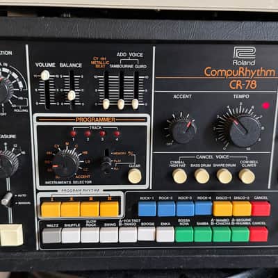 Roland CR-78 CompuRhythm 1970s - Black