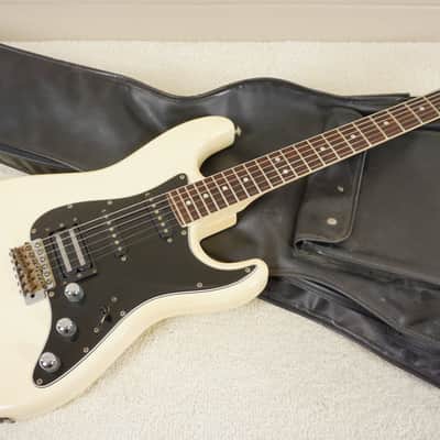 1985 Tokai Super Edition SD-40 HSS Stratocaster MIJ Olympic White image 24