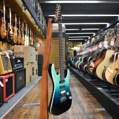 Charvel Pro-Mod Plus Dinky DK24 HSS QM Electric Guitar Blue Curaçao image 5