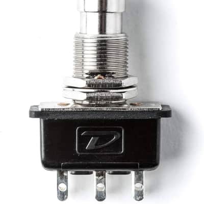 Dunlop ECB035 On / Off DPDT Large Switch 2010s - Black / Silver image 3