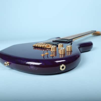 Carvin DC400T Purple Quilt Maple Neck Through Electric Guitar USA image 12