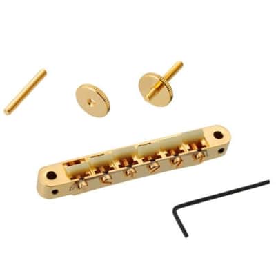 AVR2-G TonePros ABR1 Replacement Tune-O-Matic Bridge, Gold Finish image 2