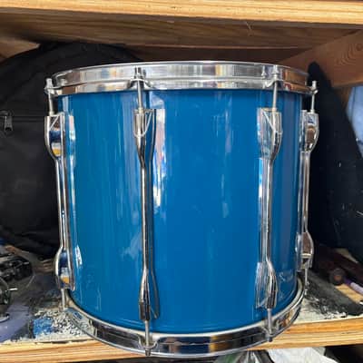 Yamaha Recording custom cobalt blue 14” hanging floor tom Drum image 5