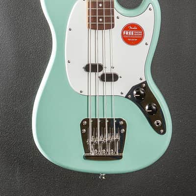 Squier Classic Vibe 60’s Mustang Bass - Surf Green image 2
