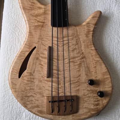 Stambaugh Resonance Fretless 4 string bass full scale w/hard case image 2
