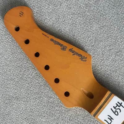 Harley Benton Strat style Maple Guitar Neck, 21 Frets Fingerboard image 5