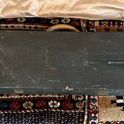 A. M. Virgil Rare 6 Octave Suitcase Practice Piano Keyboard circa 1910 - 1920 - Covered Wooden Case image 11