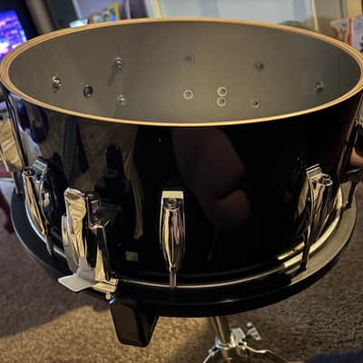 Gretsch S1-6514-MPL Full Range Series Maple 6.5x14" Snare Drum (Late 00s) - Gloss Black image 4