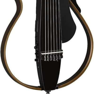 Yamaha SLG200N Nylon String Silent Guitar - Trans Black image 6