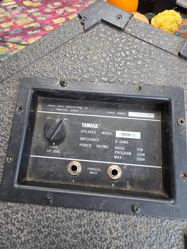 Yamaha SM10H 11 speaker/monitor 90s image 1