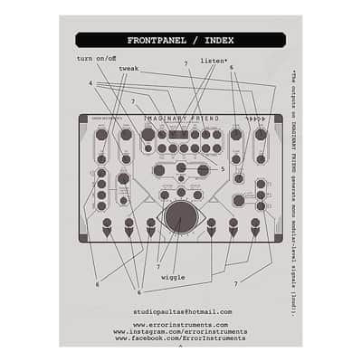 Error Instruments Imaginary Friend Complex Eurorack Semi Modular Synth Module image 4