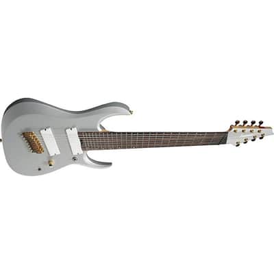 Ibanez Axe Design Lab RGDMS8 Multi-scale 8-string Guitar w/ Fishman Fluence Pickups - Classic Silver Matte image 4