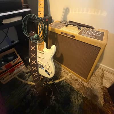Fender ’59 Bassman Reissue USA 4x10 Tweed Combo Amp – Excellent Condition – Home Studio Kept image 4