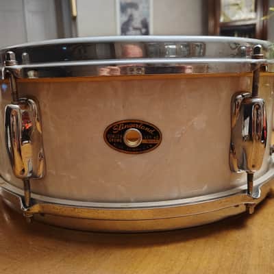 Slingerland 14"(Diameter) x 5.5"(Depth) Snare Drum 1960's - White Marine Pearl image 1
