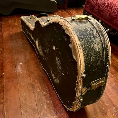 Ess & Ess Vintage Guitar Case 1950s - Black and Gold image 10