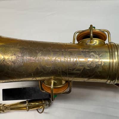 C.G. Conn CHU BERRY ALTO SAXOPHONE 1927 - Gold Plated image 4